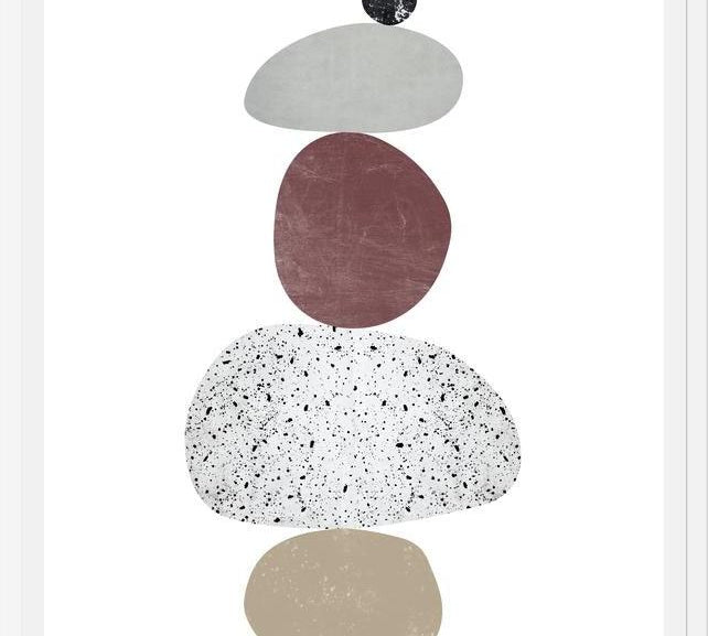 Cuadro Pebbles in balance 6