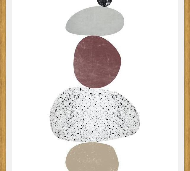 Cuadro Pebbles in balance 6