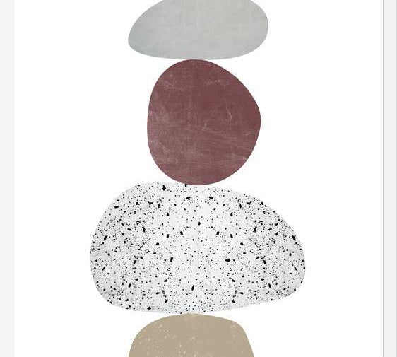Cuadro Pebbles in balance 6
