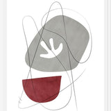 Cuadro Abstraction with gray lines 8