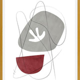 Cuadro Abstraction with gray lines 8