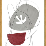 Cuadro Abstraction with gray lines 8
