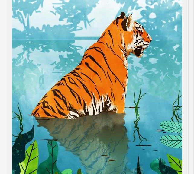 Cuadro Tiger Creek
