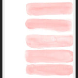 Cuadro Blush pink watercolor brush strokes
