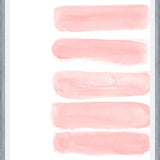 Cuadro Blush pink watercolor brush strokes