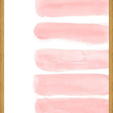 Cuadro Blush pink watercolor brush strokes