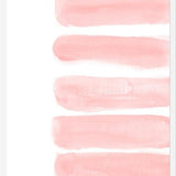 Cuadro Blush pink watercolor brush strokes