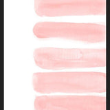 Cuadro Blush pink watercolor brush strokes
