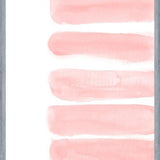 Cuadro Blush pink watercolor brush strokes