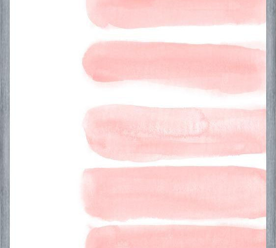 Cuadro Blush pink watercolor brush strokes