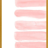 Cuadro Blush pink watercolor brush strokes