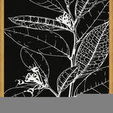 Cuadro LEAVES IN LINE - BLACK