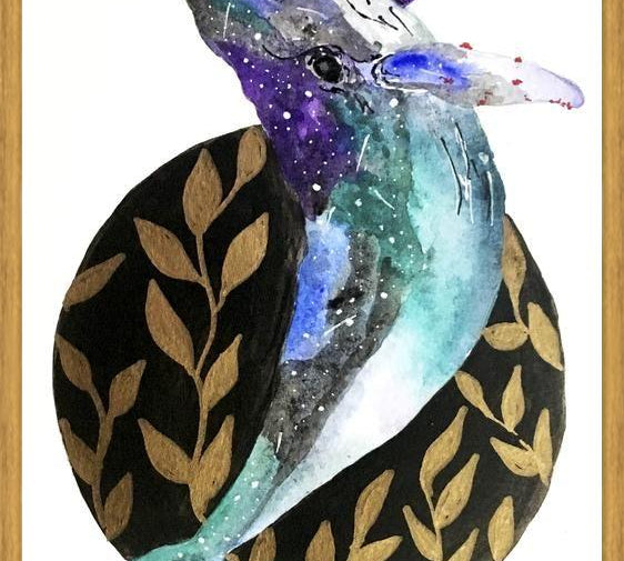 Cuadro Ballena & universo