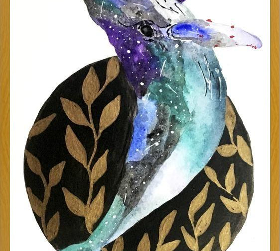 Cuadro Ballena & universo