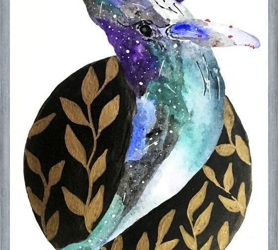 Cuadro Ballena & universo