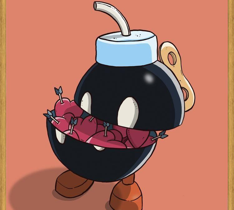 Cuadro Bob-Omb Super Mario