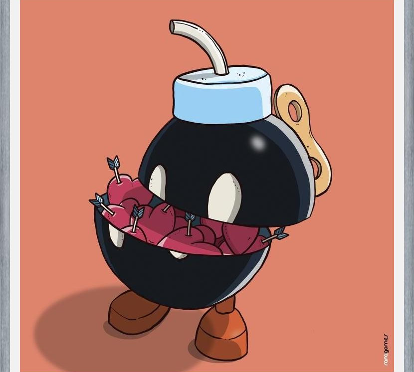 Cuadro Bob-Omb Super Mario