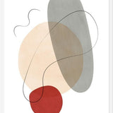 Cuadro Abstraction with gray lines 7