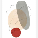 Cuadro Abstraction with gray lines 7