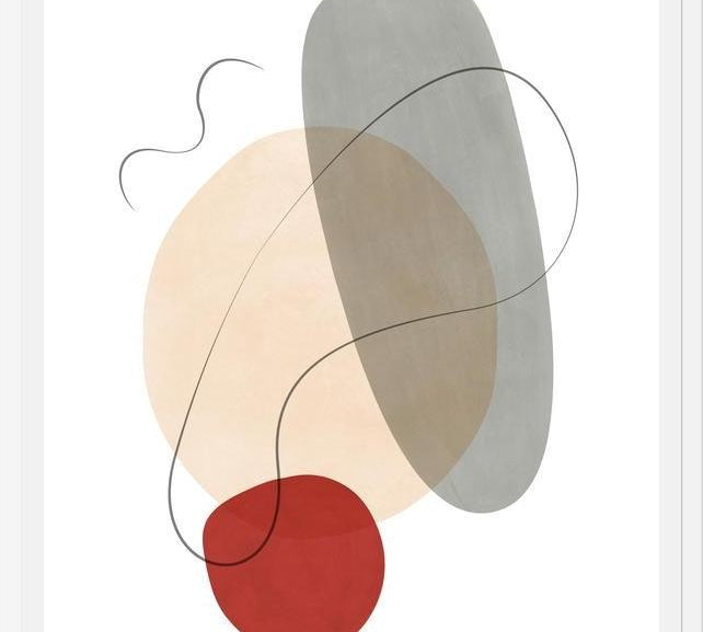 Cuadro Abstraction with gray lines 7