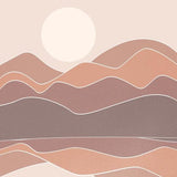 Canvas Abstract Mountains 9