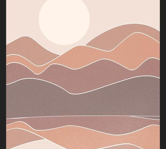 Cuadro Abstract Mountains 9