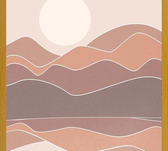 Cuadro Abstract Mountains 9