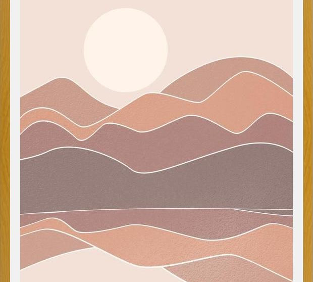 Cuadro Abstract Mountains 9