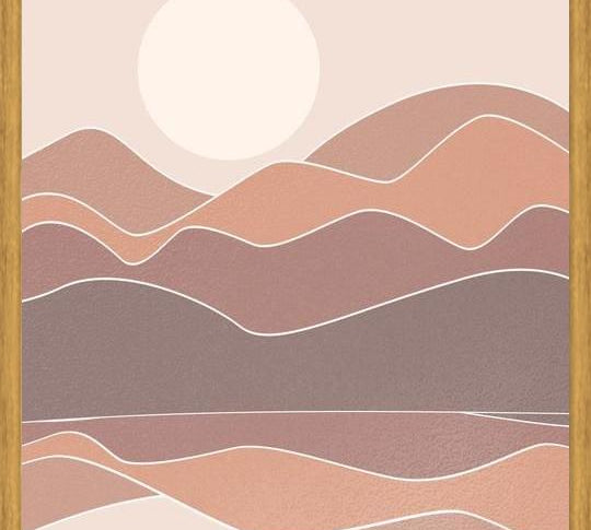 Cuadro Abstract Mountains 9