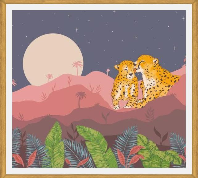 Cuadro Amor en la jungla