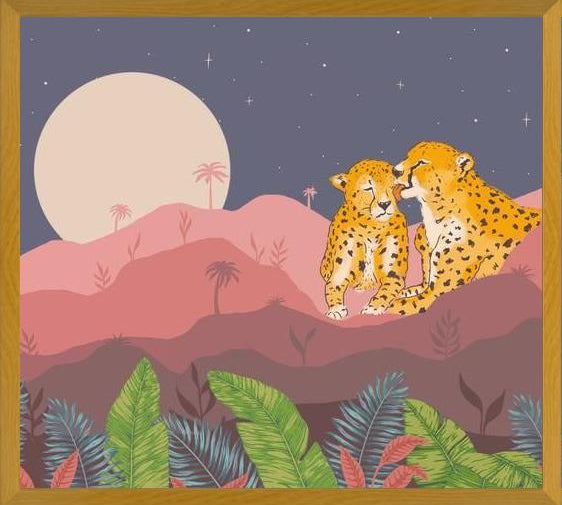 Cuadro Amor en la jungla