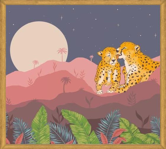 Cuadro Amor en la jungla