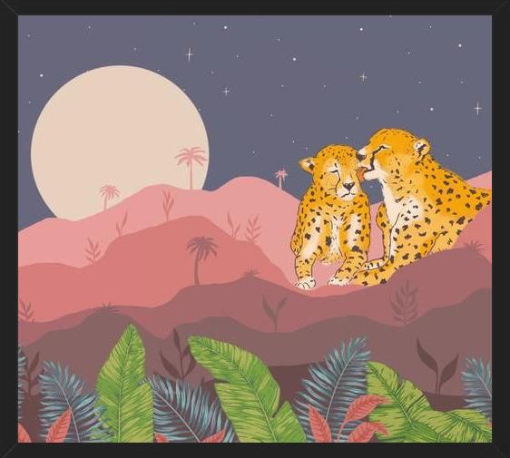 Cuadro Amor en la jungla