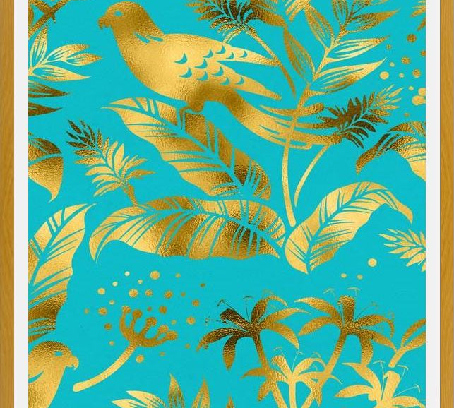 Cuadro Gold Fauna