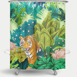 Cortina de Baño Jungle Tiger