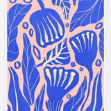 Cuadro Abstract Floral Blue