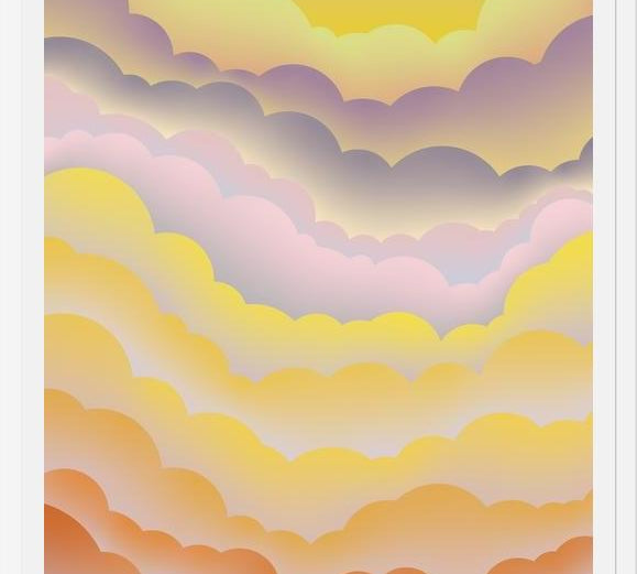 Cuadro Nubes