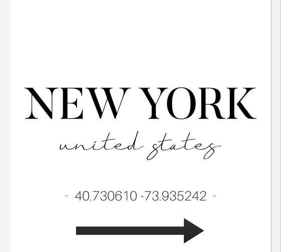 Cuadro New York Sign