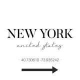 Canvas New York Sign