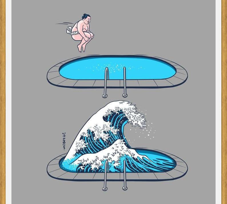 Cuadro Sumo Wave