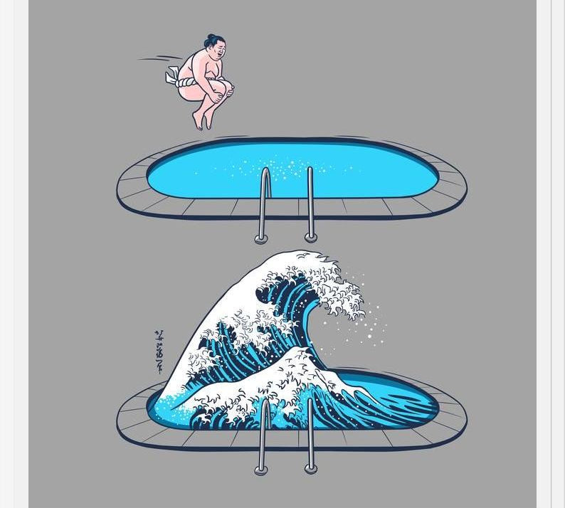 Cuadro Sumo Wave