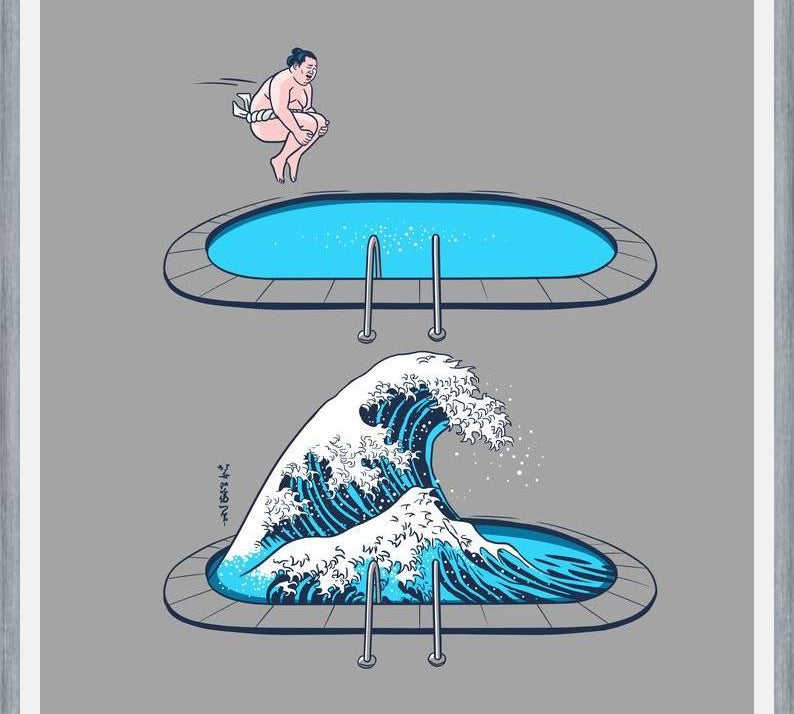 Cuadro Sumo Wave