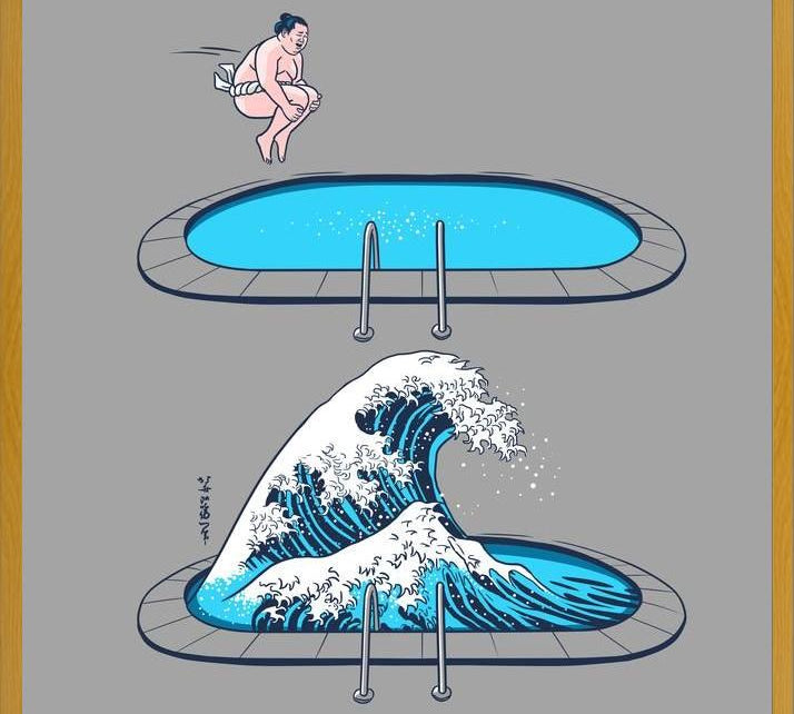Cuadro Sumo Wave