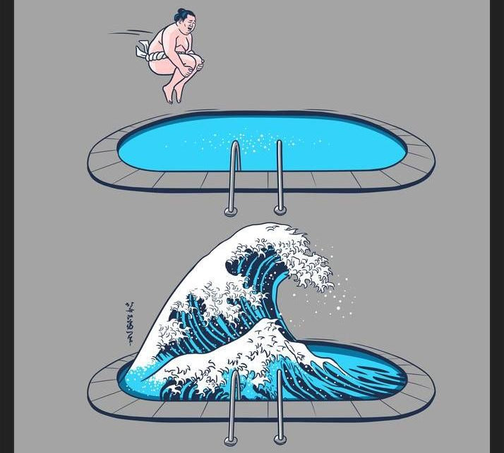 Cuadro Sumo Wave