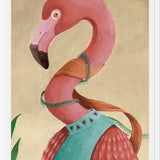 Cuadro Flamenco Rosado