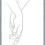 Cuadro Hands series - Walk with me