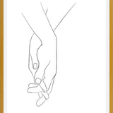 Cuadro Hands series - Walk with me