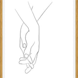 Cuadro Hands series - Walk with me