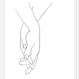 Cuadro Hands series - Walk with me
