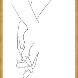 Cuadro Hands series - Walk with me